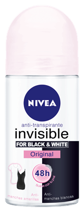 Nivea Black & White Onzichtbare Deodorant Roll-On 50 Ml