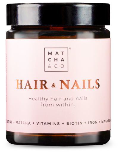 Matcha & Co Haar & Nagels 60 Plantaardige Capsules