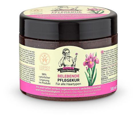 Oma Gertrude Sterkte en glans haarmasker 300 ml