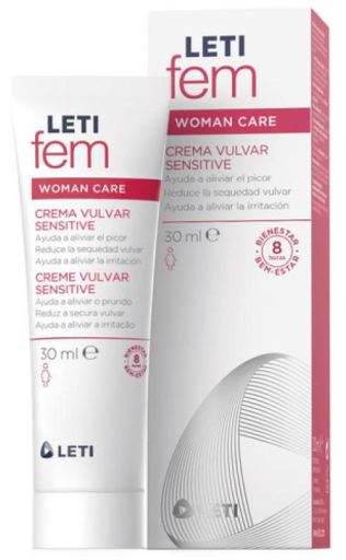 Leti Fem Sensitive Vulva Cr&egrave;me 30 ml