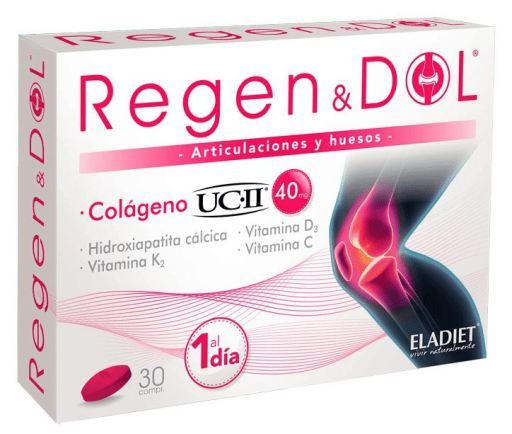 Eladiet Regendol Collageen Uc II 30 Tabletten 40 mg