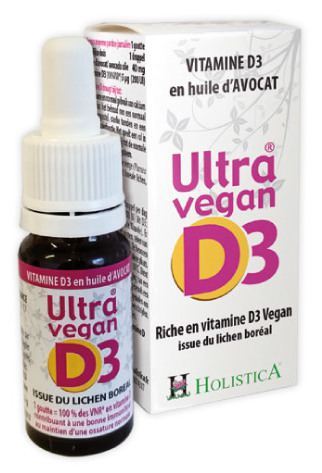 Hol&iacute;stica Ultra Vegan D3 Druppels 8 ml