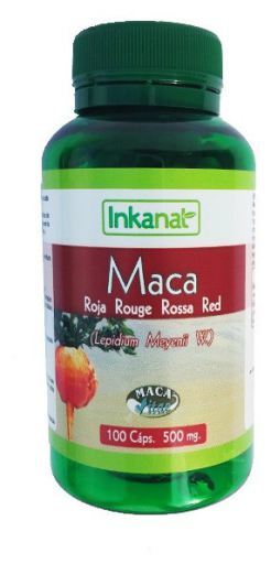 Inkanatura Biologische rode maca 100x500 mg