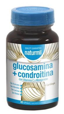 Naturmil Glucosamine + Chondro&iuml;tine 45 Capsules
