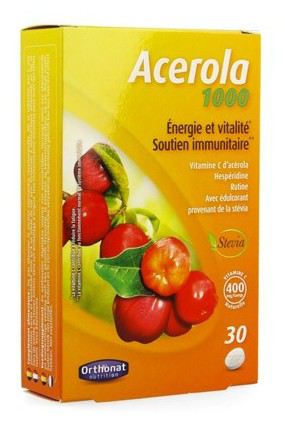 Orthonat Nutrition Acerola 1000 mg 30 tabletten