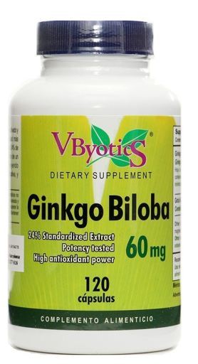Vbyotics Ginkgo Biloba 120 mg 120 caps