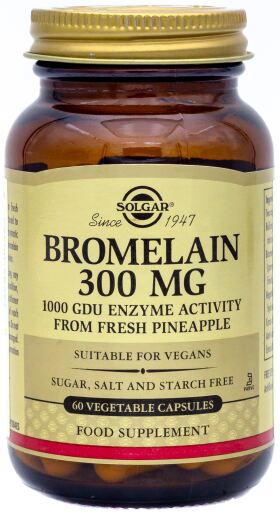 Solgar Bromela&iuml;ne 300 mg 60 capsules