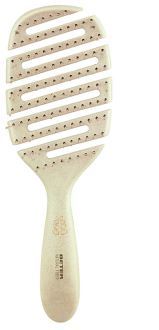 Beige skeletborstel van natuurlijke vezels