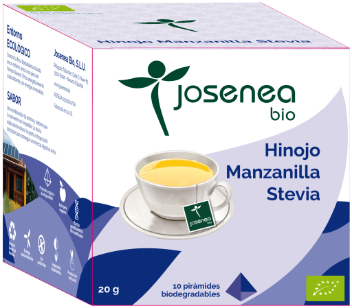 Equisalud Venkel Kamille Stevia Bio 10 Piramide enveloppen