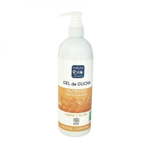 Biologische honing- en haverdouchegel 740 ml