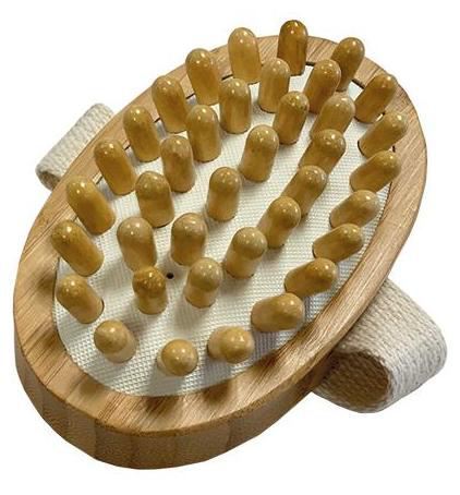 NaturaBIO Cosmetics Anti-Cellulitis Massageborstel Bamboe