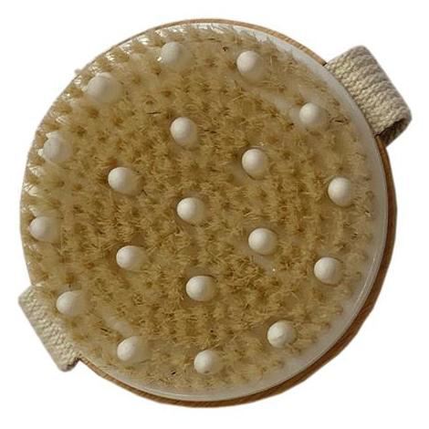 NaturaBIO Cosmetics Bamboe droge massageborstel