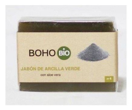 Boho Green Make-Up Biologische Groene Klei Zeep 100 gr