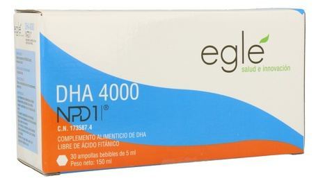 Egl&eacute; Dha 4000 Npd1 Astaxanthine 30 Ampullen x 5 ml