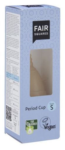 Fair Squared Natural Latex Mestrual Cup maat S 8 ml
