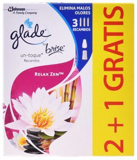 Glade One Touch Luchtverfrisser Zen ontspanning navulling 3 st