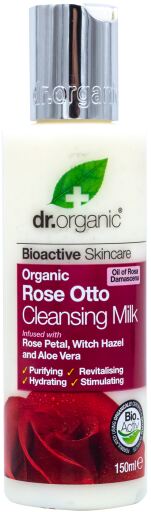 Dr. Organic Rose Otto Reinigingsmelk 150 ml