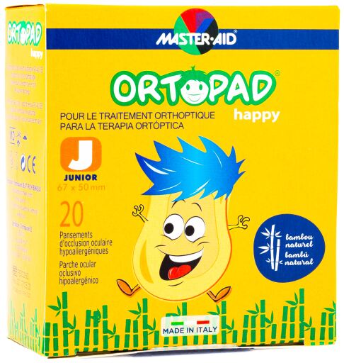 Ortopad Happy Junior Ooglapjes 20 stuks
