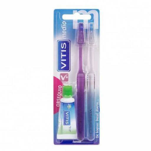 Tandenborstel voor medium volwassen 2-pack