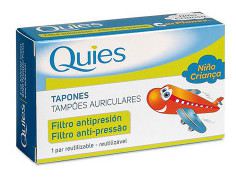 Quies Anti-druk oordopjes voor kinderen, 2 stuks