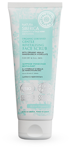 Natura Siberica Zachte revitaliserende gezichtsscrub 100 ml