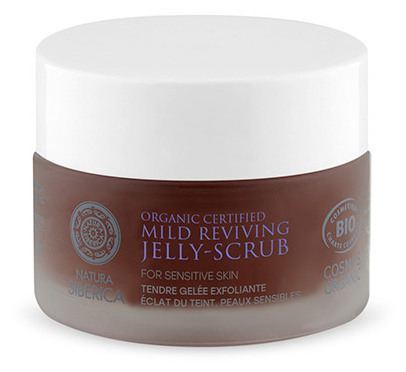 Natura Siberica Zachte revitaliserende exfoli&euml;rende gelatine 50 ml