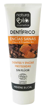 NaturaBIO Cosmetics Tandpasta Gezond Tandvlees Propolis & Kruidnagel Bio 75 ml