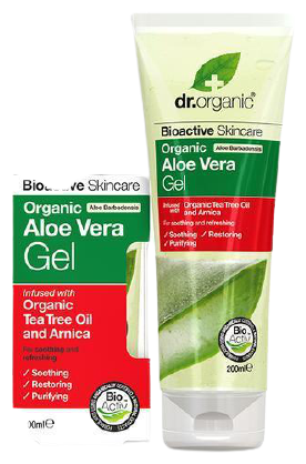 Dr. Organic Alo&euml; Vera Gel met Biologische Tea Tree en Arnica 200 ml