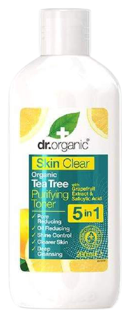 Dr. Organic Skin Clear Zuiverende toner 5 in 1 200 ml