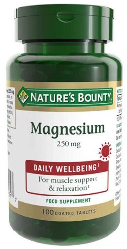 Nature's Bounty Magnesium 250 mg 100 tabletten