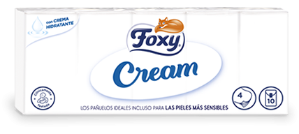 Foxy Gezichtscr&egrave;me Gevoelige Huid Tissues 75 eenheden