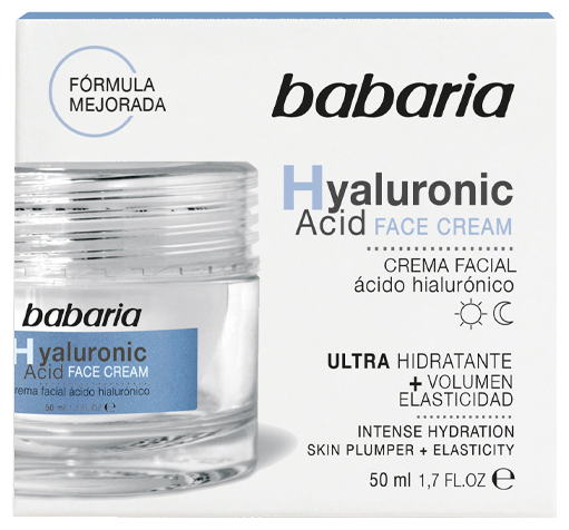 Babaria Hyaluronzuur Gezichtscr&egrave;me 50 ml