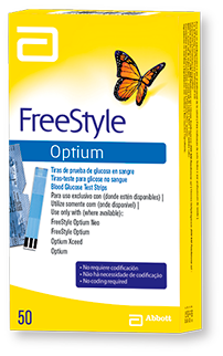 Freestyle Optium Glucose Teststrips 50 Strips