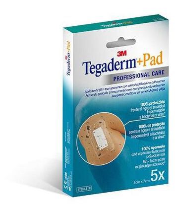 Tegaderm+Pad-verbanden 5x7cm 5 stuks