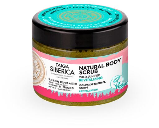 Natura Siberica Taiga Revitaliserende natuurlijke lichaamsscrub 200 ml