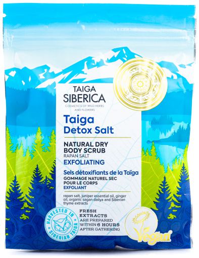 Natura Siberica Taiga Vernieuwende natuurlijke droge lichaamsscrub 250 ml