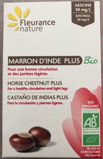 Fleurance Nature Paardenkastanje Plus Bio 45 tabletten
