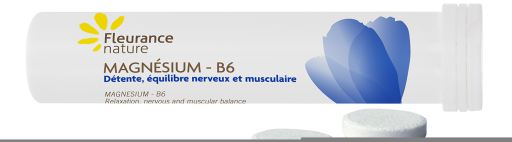 Fleurance Nature Magnesium B6 20 kauwtabletten