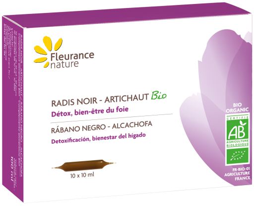Fleurance Nature Zwarte Radijs Artisjok Bio in Ampullen
