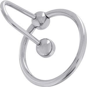 Spermstopper ring Staal zilver 28 mm