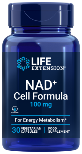 Life Extension NAD+ Celformule 100mg 30 Capsules