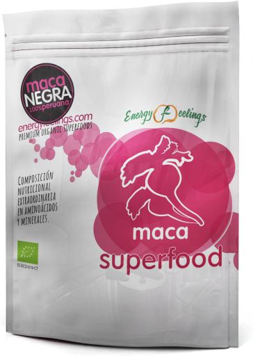 Energy Feelings Zwarte Maca Eco Poeder