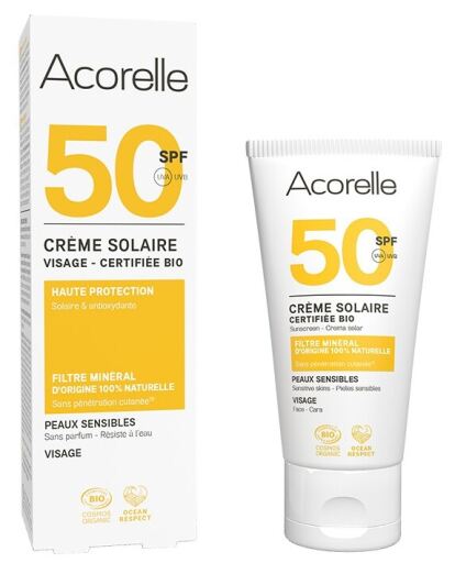 Gezichtszonnebrandcr&egrave;me SPF 50