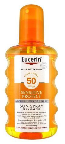 Eucerin Sensitive Protect Sun Transparante Spray SPF 50+ 200 ml