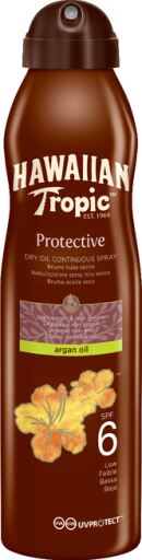 Hawaiian Tropic Beschermende droge oliemist met argan 177 ml