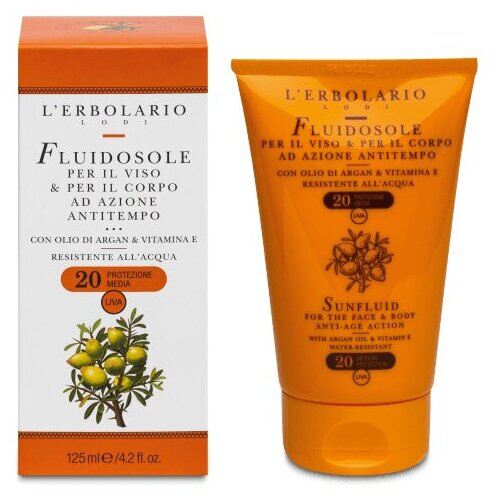 FluidoSole Anti-Aging Gezicht en Lichaam SPF 20 125 ml