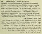 Uplift Dagcr&egrave;me Breed Spectrum SPF 20 50ml