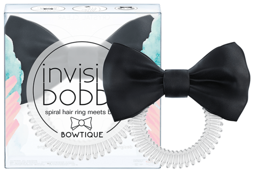 Invisibobble Bowtique spiraalring True Black