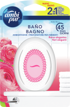 Elegante bloemen badkamerverfrisser