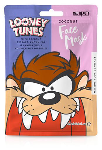 Mad Beauty Looney Tunes Gezichtsmasker Taz 1 stuk